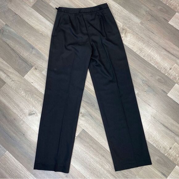 Ann Taylor Loft Straight Leg Dress Pants Black 2 - Picture 3 of 8